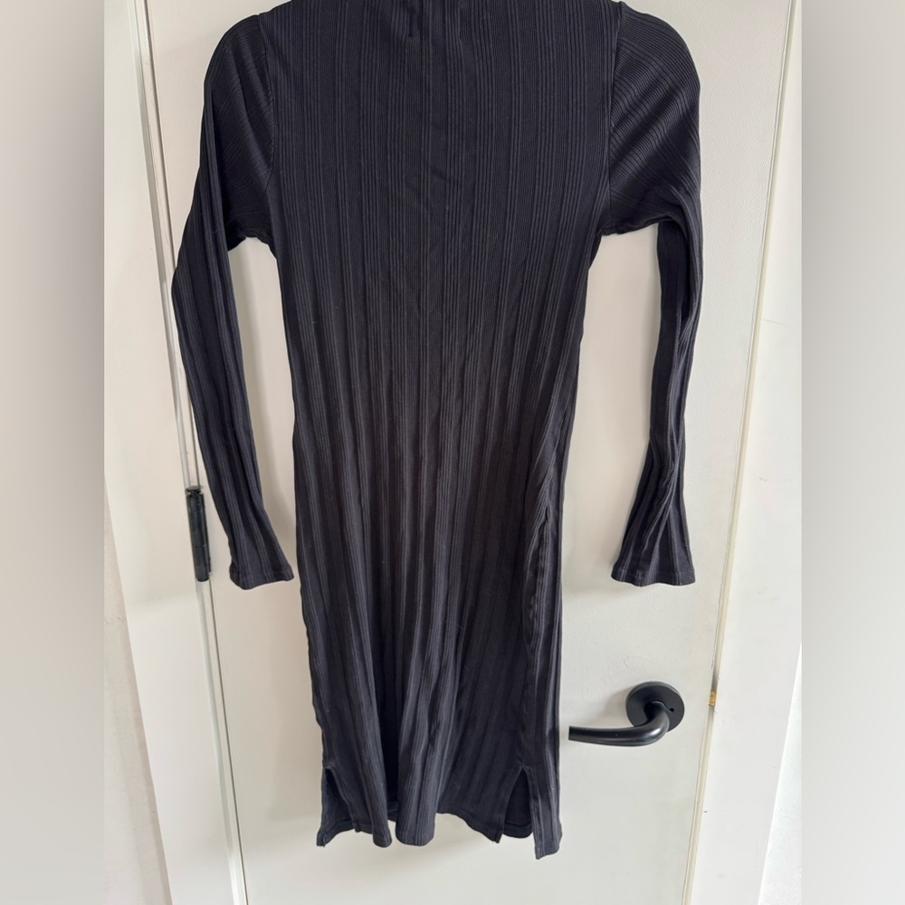 Dark Gray Pact henley dress - Picture 7 of 8